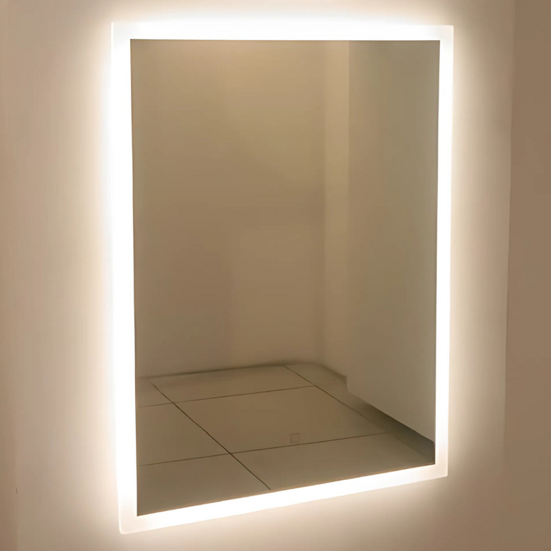 Orta Rectangular Frontlit LED Bathroom Mirror 2 Sizes - Lighting.co.za
