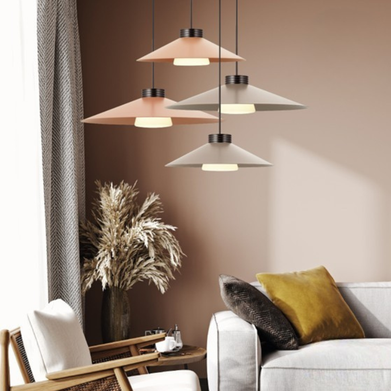 Denver Brick | Nut Brown LED Pendant Light 2 Sizes - Lighting.co.za