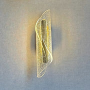 Fold Gold and Clear LED Wall Light - Lighting.co.za