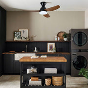 Dorado 3 Blade Black and Wood CCT LED Ceiling Fan - Lighting.co.za