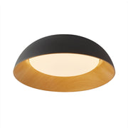 Pablo LED Black And Wood Grain Look Ceiling Light 2 Sizes - Lighting.co.za