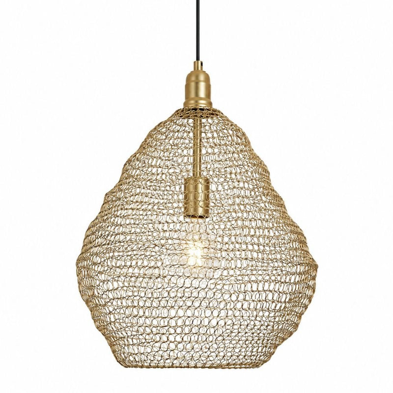 Pandora Black or Gold Wire Mesh Pendant Light - Pendant Light - Lighting.co.za
