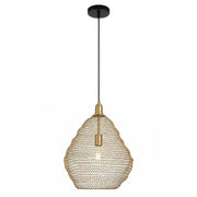 Pandora Black or Gold Wire Mesh Pendant Light - Pendant Light - Lighting.co.za
