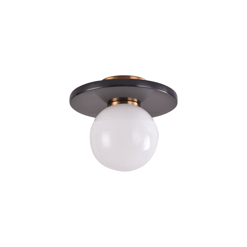 Pascal Black | White | Green Marble Disk Ceiling Light - Lighting.co.za