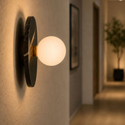 Pascal Marble Disk Wall Light - Indoor Wall Light - Lighting.co.za