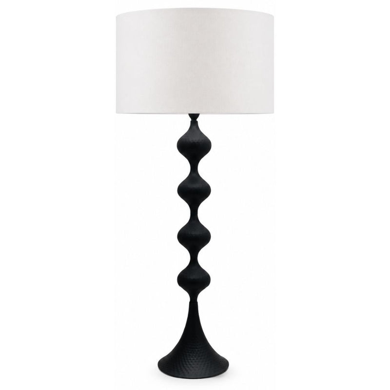 Piatto Gold or Black Ornamental Metal Table Lamp