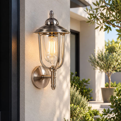 Pier Antique Brass | Antique Silver Wall Light - Outdoor Wall Light - Lighting.co.za