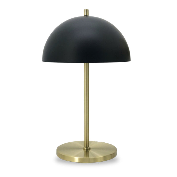 Porcini Black or White and Gold Table Lamp - Lighting.co.za