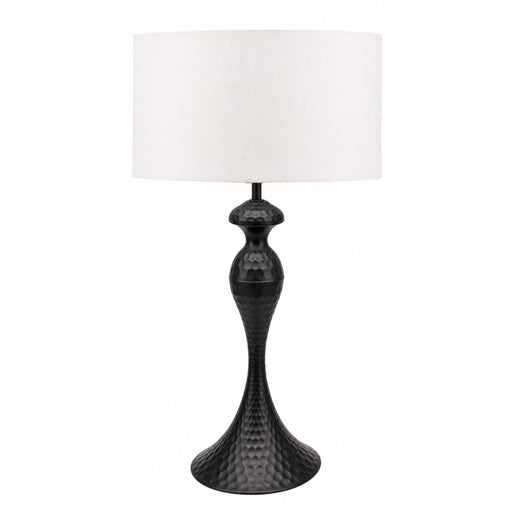 Portia Gold or Black Beaten Metal Table Lamp - Table Lamp - Lighting.co.za