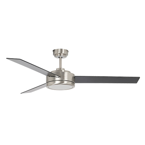 Rove 3 Blade Silver LED Ceiling Fan - Lighting.co.za