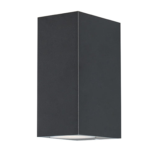 Bue GU10 Square Up Down Outdoor Wall Light - Lighting.co.za