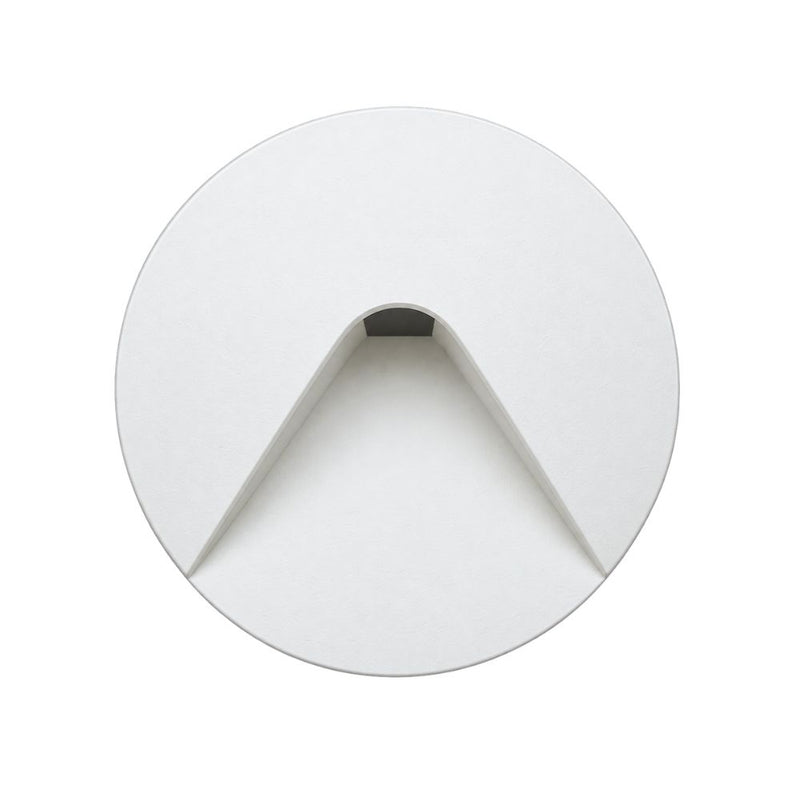 Rational Round Black or White LED Step Light