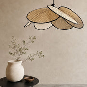 Rotterdam Dutch Rattan Cane Shade Pendant Light 2 Sizes - Pendant Light - Lighting.co.za