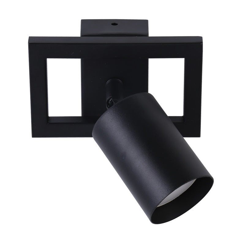 Zoom Black Adjustable GU10 1L Spotlight - Lighting.co.za