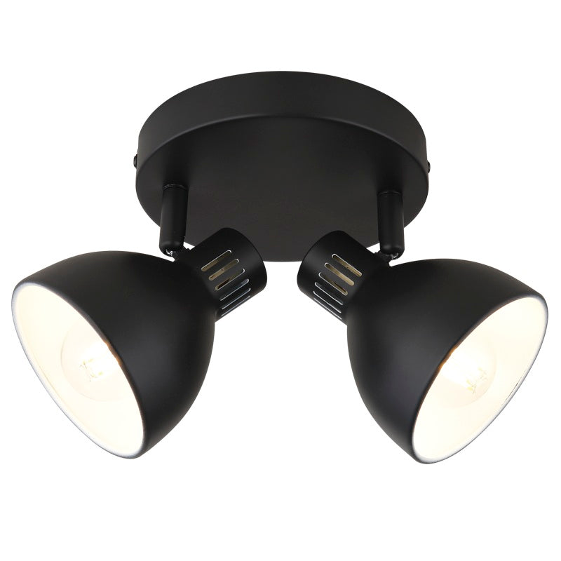 Koto Adjustable Black 2L Spotlight - Lighting.co.za
