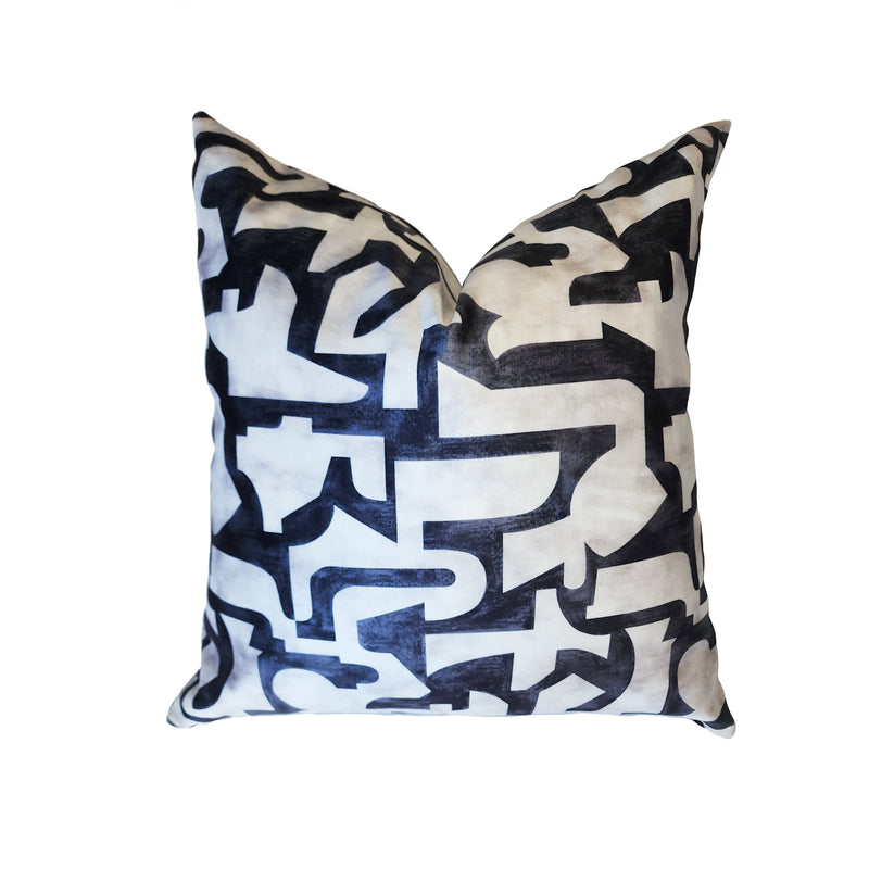Cubist Black Scatter Cushion - Lighting.co.za