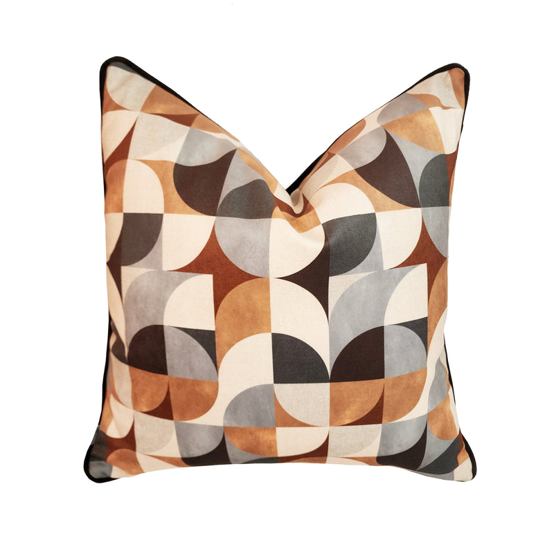 Jewel Retro Brown Scatter Cushion - Lighting.co.za