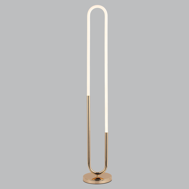 Mia Gold and Acrylic LED Floor Lamp - Lighting.co.za