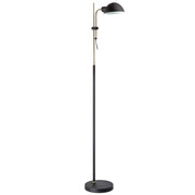 Crossby Black and Gold 1 or 2 Light Floor Lamp - Lighting.co.za