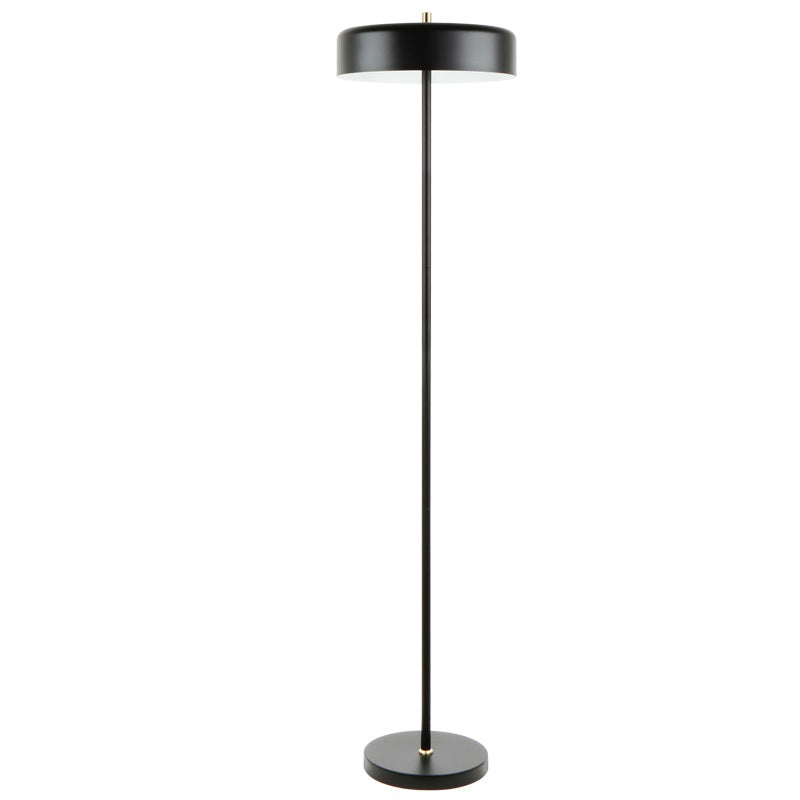 Samo Black or White and Gold Floor Lamp - Lighting.co.za