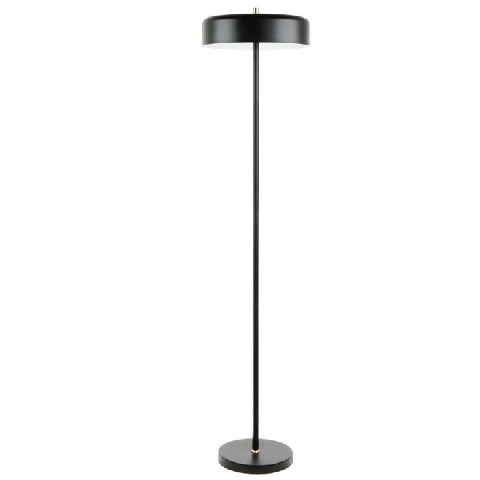 Samo Black or White and Gold Floor Lamp