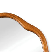 Sabi Walnut Irregular Wood Mirror 2 Sizes - Mirror - Lighting.co.za
