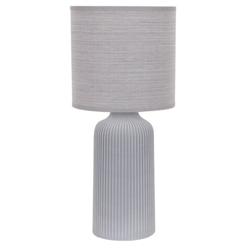 Sarita Ribbed Ceramic Table Lamp - Table Lamp - Lighting.co.za