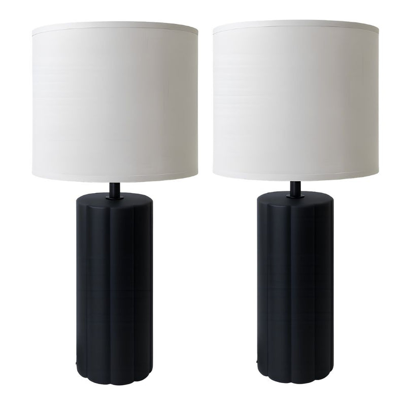 Sasha Black Table Lamp - Set of 2