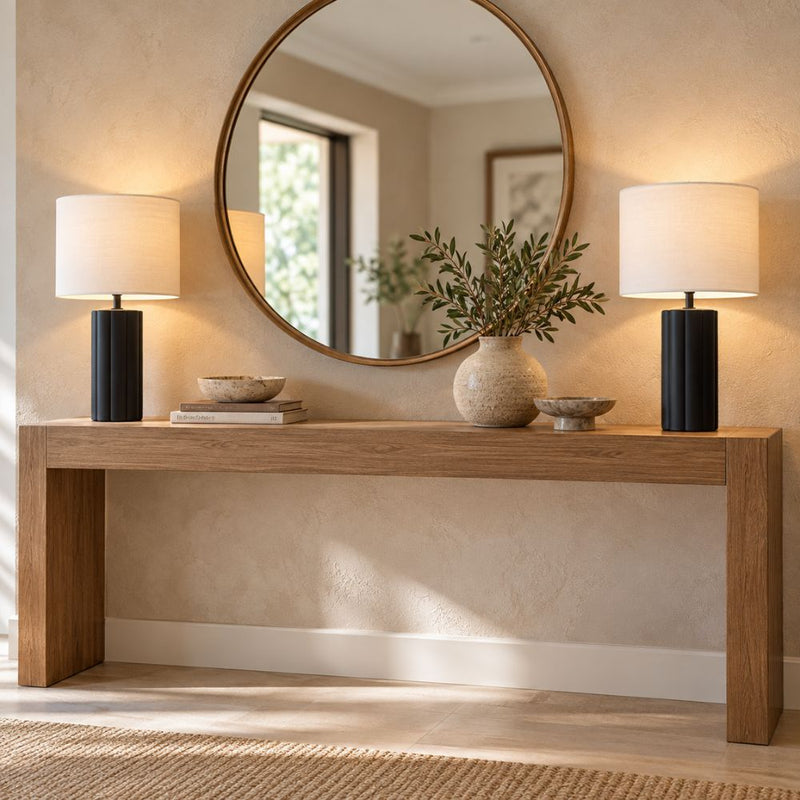 Sasha Black Table Lamp - Set of 2
