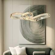 Suave Double Crystal LED Pendant Light - Lighting.co.za