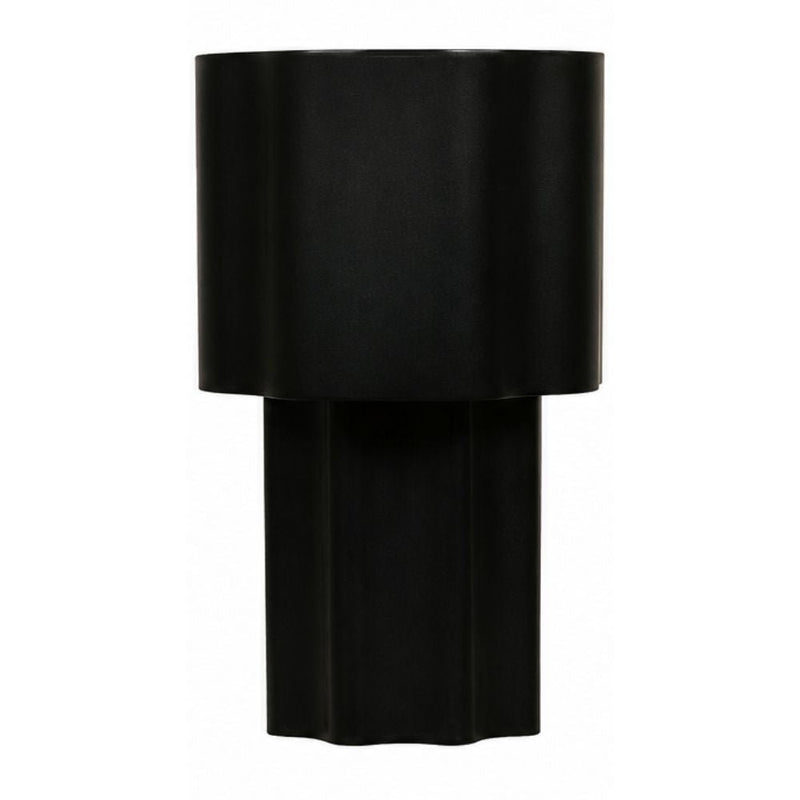 Alora Scallop Green | Rust | Black Metal Table Lamp - Table Lamp - Lighting.co.za