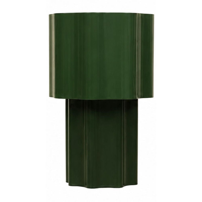 Alora Scallop Green | Rust | Black Metal Table Lamp - Table Lamp - Lighting.co.za