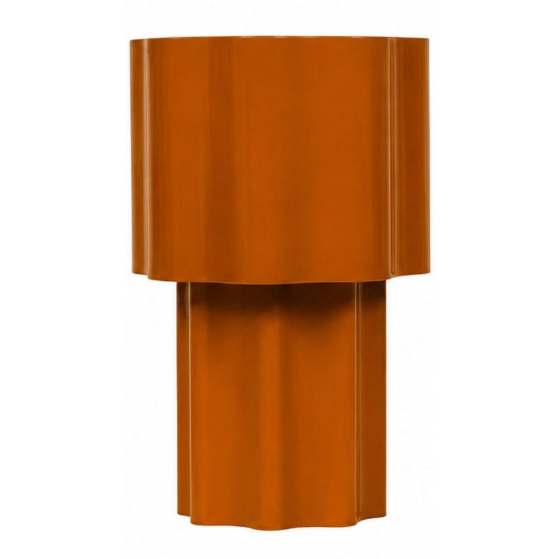 Alora Scallop Green | Rust | Black Metal Table Lamp - Table Lamp - Lighting.co.za
