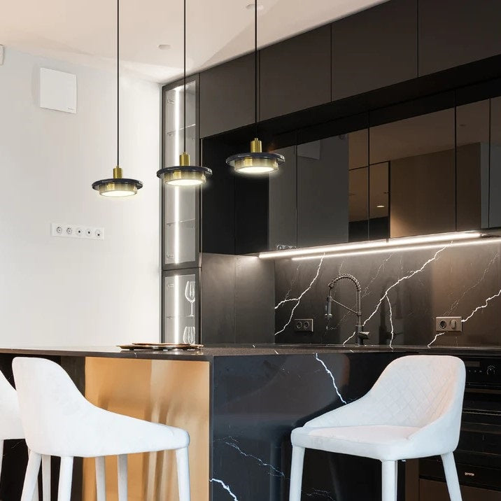 Costes Marble and Brass Look Pendant Light - Lighting.co.za