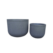 Flute Round Japi Planter 2 Sizes - Lighting.co.za