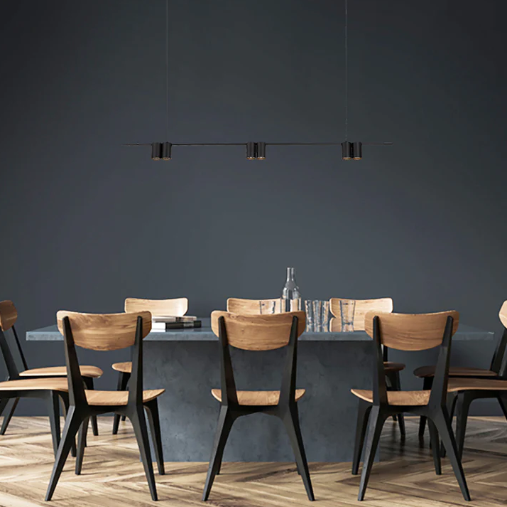 Occhio 4 or 6 Light Black | Gold | White Linear Pendant Light - Lighting.co.za