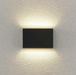 Capri 12 Watt LED Black | White Up Down Outdoor Wall Light - Lighting.co.za