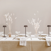 Lola Pro Smooth Shade Black | White | Coffee Rechargeable Table Lamp - Lighting.co.za