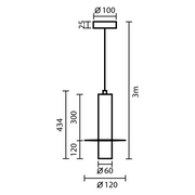 Ibiza Travertino and Gold Disk Pendant Light - Lighting.co.za