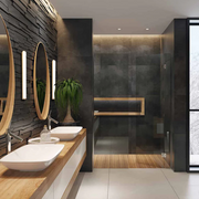 Dresser Black or Gold Linear LED Wall Light - Lighting.co.za