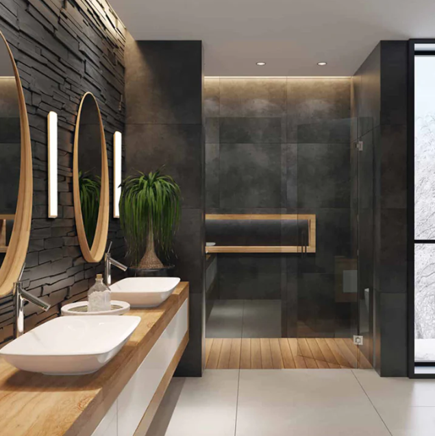 Dresser Black or Gold Linear LED Wall Light - Lighting.co.za