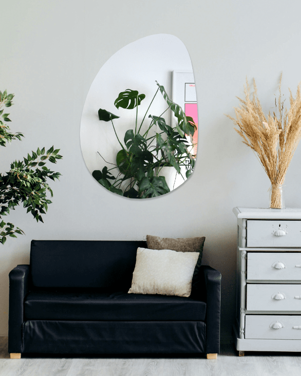 Bela Irregular Shape Frameless Mirror - Lighting.co.za