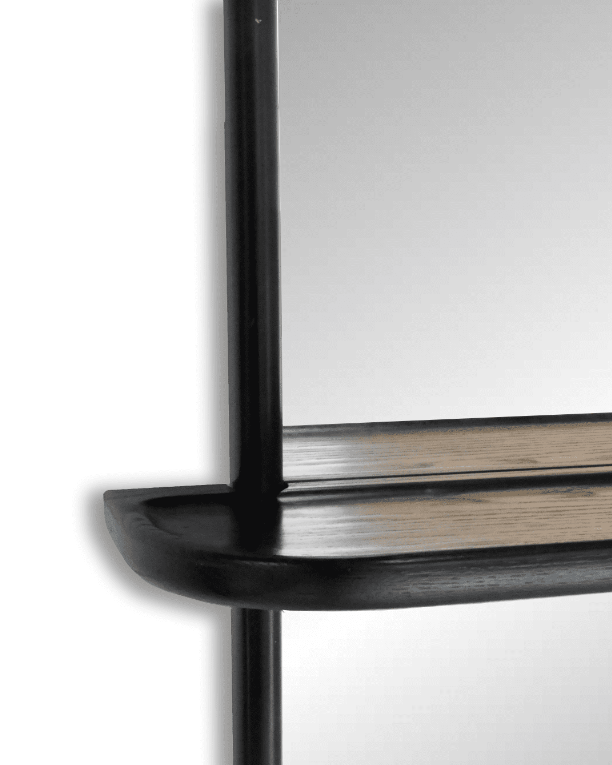 Lora Framed Wall Mirror with Shelf - Lighting.co.za