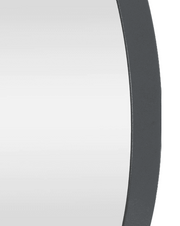 Emily Backlit LED Thin Round Framed Gold or Black Wall Mirror 3 Sizes - Lighting.co.za