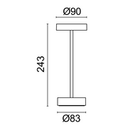 Standy Rechargeable Table Lamp - Lighting.co.za