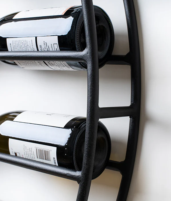Round Wall Mounted Wine Rack - Lighting.co.za