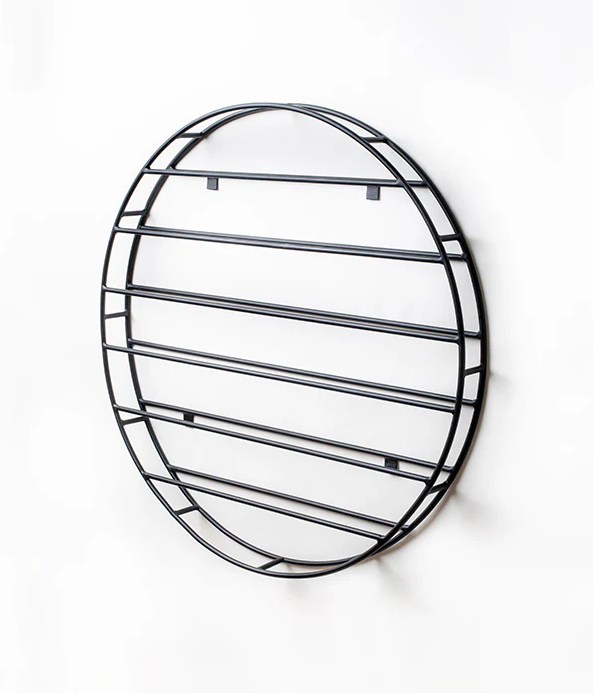 Round Wall Mounted Wine Rack