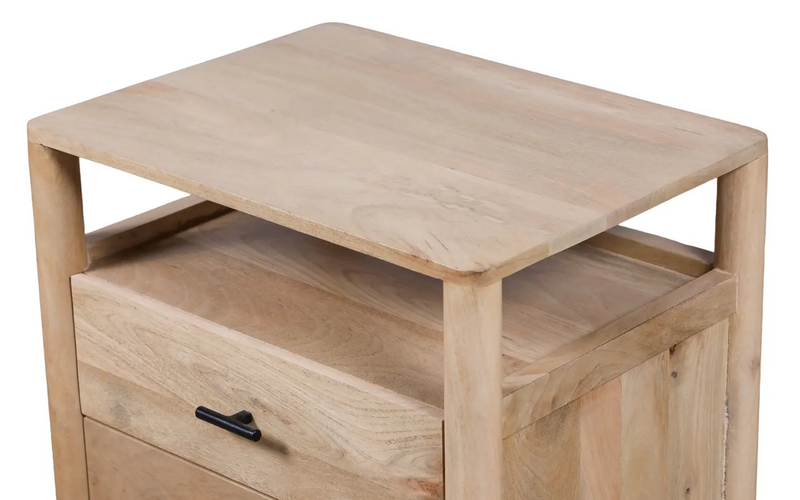 Mystique Wooden Bedside Table - Lighting.co.za