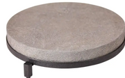Industrial Slate Round Coffee Table - Lighting.co.za