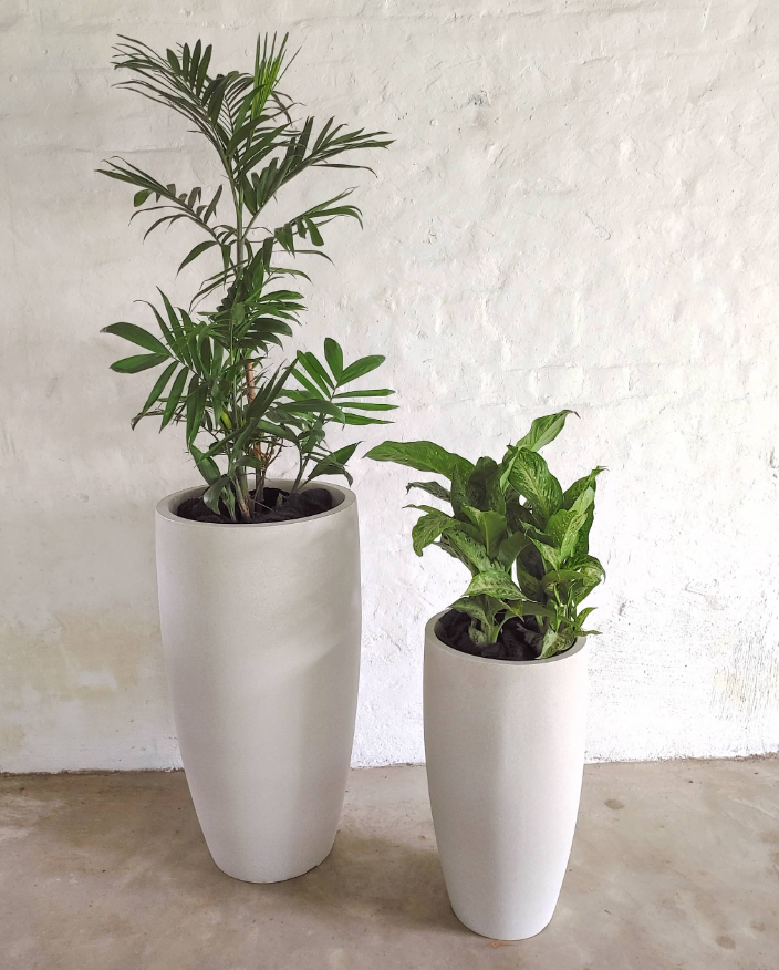 Conic Slim Traditional Tall Japi Planter 2 Sizes - Lighting.co.za